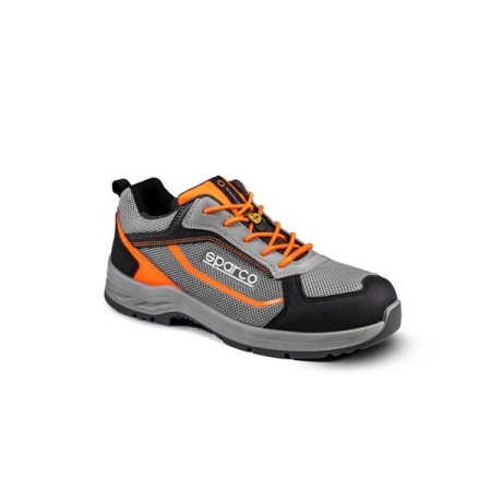SPARCO INDY-R S1P ESD GRAU/ORANGE FLUORESZIERENDER SCHUH EU44