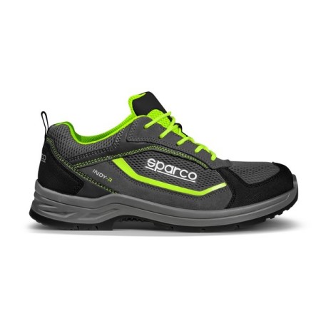 SPARCO SCARPA INDY-R SONOMA S1P ESD DARK GREY/FLUORESCENT GREEN EU40