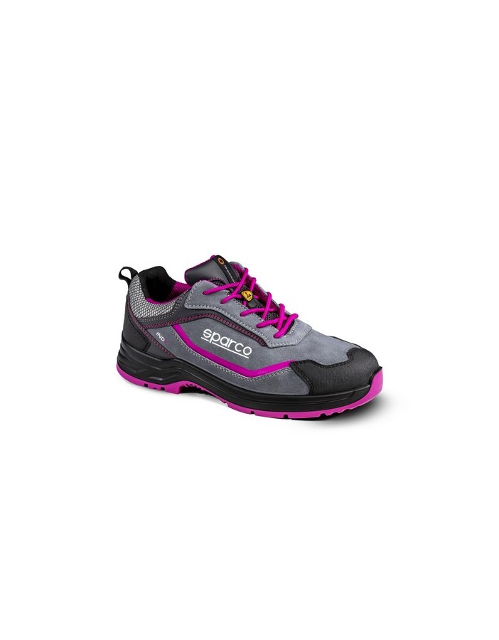 SPARCO INDY SCHUH S3 ESD GRAU/FUCHSIA EU35