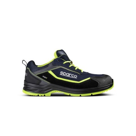 ZAPATILLA SPARCO INDY BALTIMORE S3 ESD AZUL MARINO/amarillo fluorescente EU42