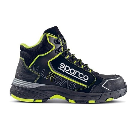 SPARCO ALLROAD-H MOTEGI S3 SHOE BLACK/FLUORESCENT YELLOW EU41