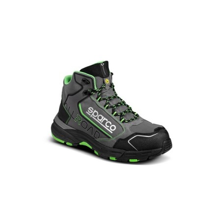 CHAUSSURE SPARCO ALLROAD-H LEAP S3 ESD GRIS FONCÉ/VERT FLUO EU47