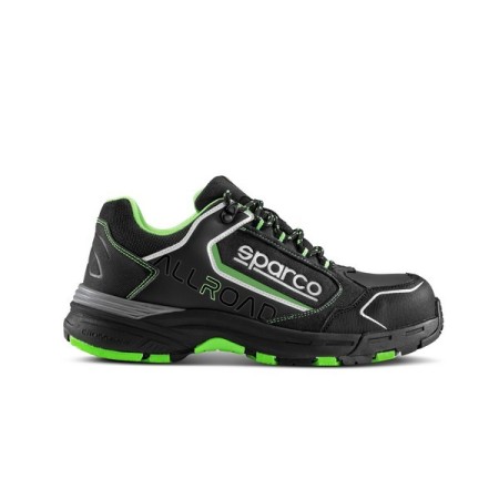 CHAUSSURE SPARCO ALLROAD BAKU S3 NOIR/VERT FLUO EU47