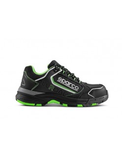 SPARCO ALLROAD BAKU S3 SCHUH SCHWARZ/FLUORESZIEREND GRÜN...