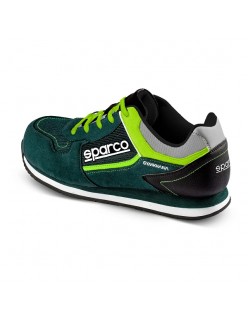 SPARCO GYMKHANA SEB SCHUH S1P DUNKELGRÜN/LIMETTE EU48 2