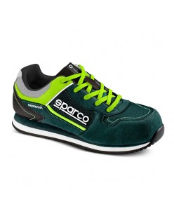 SPARCO SCARPA GYMKHANA SEB S1P VERDE SCURO/LIME EU41