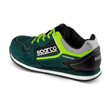 SPARCO GYMKHANA SEB S1P DARK GREEN/LIME SHOE EU41