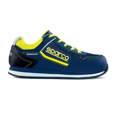 SPARCO SCARPA GYMKHANA DANI S1P BLEU MARINE/JAUNE FLUO EU40