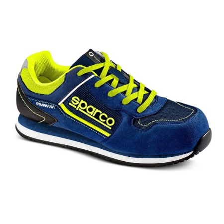 SPARCO SCARPA GYMKHANA DANI S1P MARINEBLAU/FLUORESZIERENDES GELB EU39