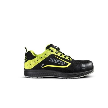 CHAUSSURE SPARCO CUP NURBURG S1P NOIR/JAUNE FLUO EU44