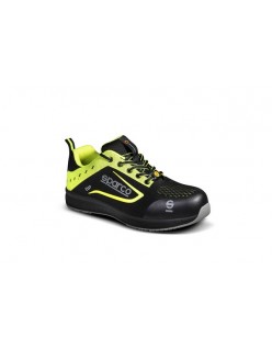 SPARCO CUP NURBURG S1P SHOE BLACK/FLUORESCENT YELLOW EU37