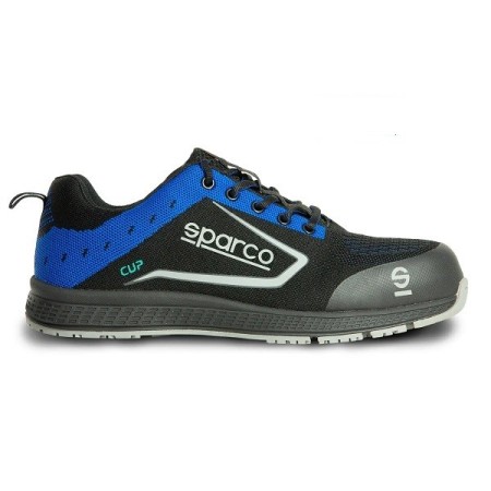SPARCO CUP RICARD S1P SCHUH SCHWARZ/HELLBLAU EU46