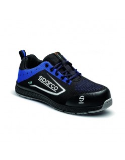 ZAPATILLA SPARCO CUP RICARD S1P NEGRO/AZUL CLARO EU38