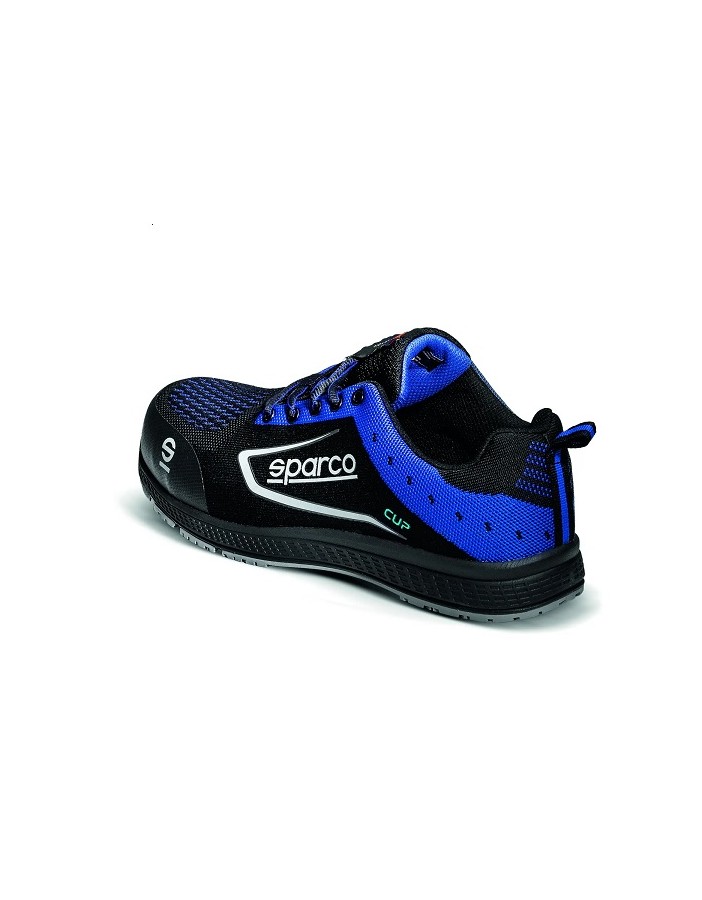 SPARCO CUP RICARD S1P SCHUH SCHWARZ/HELLBLAU EU36