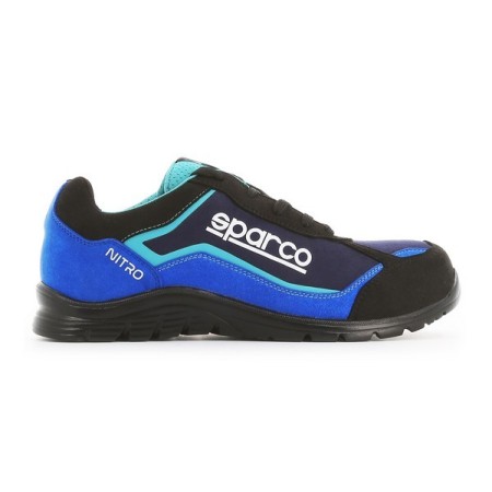 SPARCO NITRO PETTER S3 SHOE BLACK/LIGHT BLUE EU48