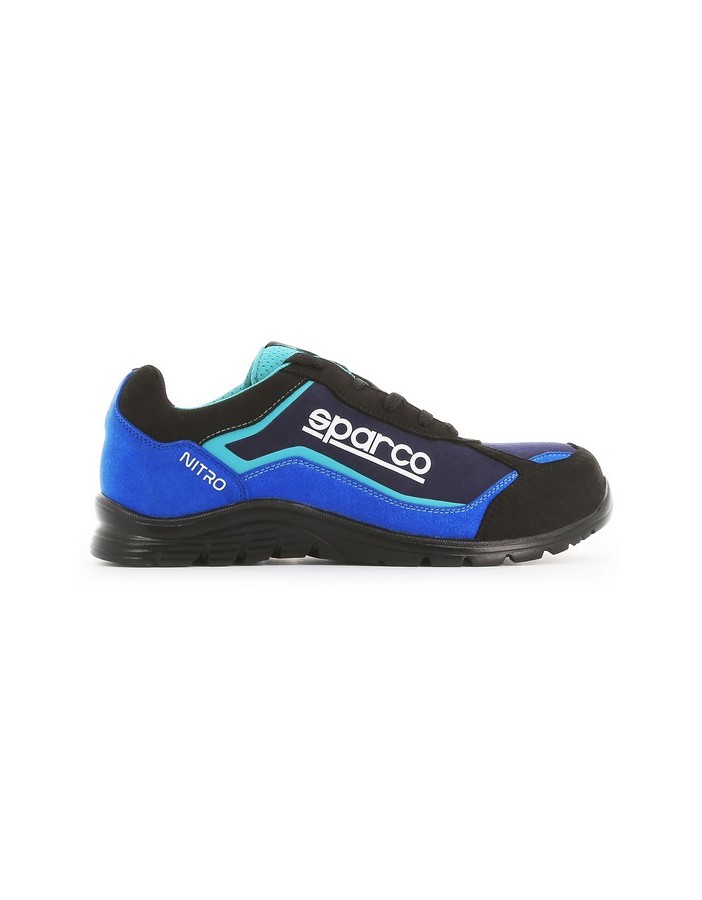 SPARCO NITRO PETTER S3 SHOE BLACK/LIGHT BLUE EU45