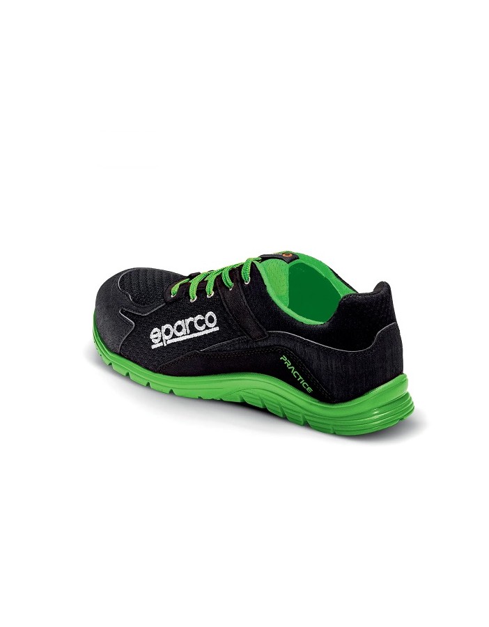 SPARCO PRACTICE KEKE S1P NOIR/VERT FLUO...