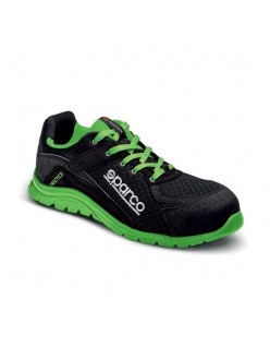 SPARCO PRACTICE KEKE S1P NOIR/VERT FLUO CHAUSSURE EU36