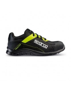SPARCO PRACTICE JOS S1P SHOE BLACK/FLUORESCENT YELLOW EU45