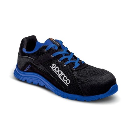 SPARCO PRACTICE NELSON S1P SCHUH SCHWARZ/HELLBLAU EU42