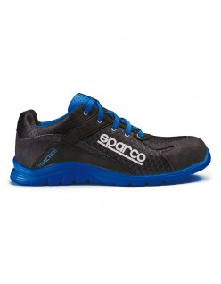 ZAPATILLA SPARCO PRACTICE NELSON S1P NEGRO/AZUL CLARO EU42 2