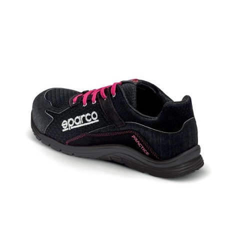 SPARCO PRACTICE JODY S1P SCHUH SCHWARZ/FUCHSIA EU41