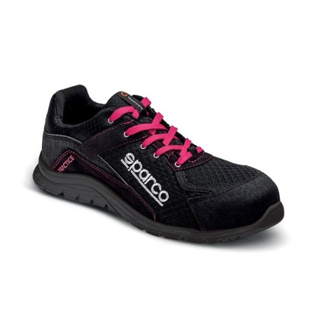 SPARCO PRACTICE JODY S1P SHOE BLACK/FUCHSIA EU39