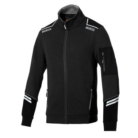 SPARCO FULL ZIP TECH ALABAMA NOIR/GRIS FONCÉ TAILLE. XS