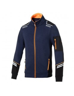 SPARCO FULL ZIP TECH ALABAMA AZUL MARINO/NARANJA... 2