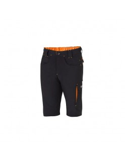 SHORT LÉGER SPARCO TECH LAREDO NOIR/ORANGE FLUO TAILLE. M