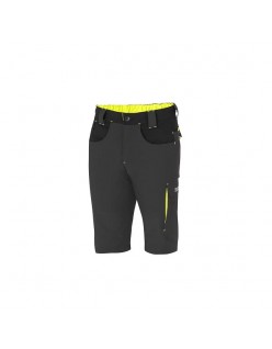 SHORT SPARCO LIGHT TECH LAREDO GRIS FONCÉ/JAUNE FLUO...