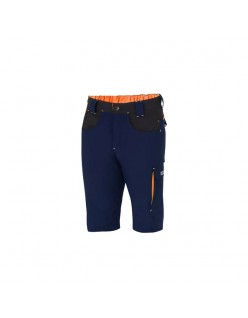 SHORT LÉGER SPARCO TECH LAREDO BLEU MARINE/ORANGE FLUO...