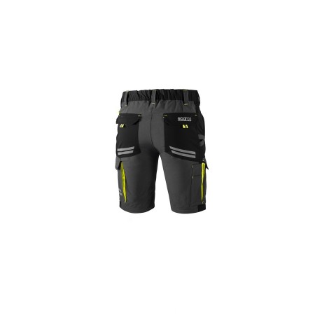SPARCO SHORTS TECH ATLANTA DUNKELGRAU/FLUORESZIEREND GELB GRÖSSE. L