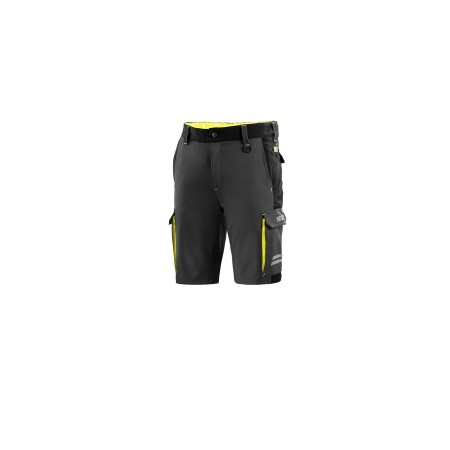 SPARCO SHORTS TECH ATLANTA GRIGIO SCURO/GIALLO FLUORESCENTE TG.XS
