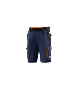 SPARCO SHORTS TECH ATLANTA NAVY BLUE/FLUORESCENT ORANGE...