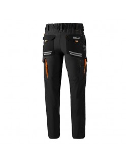 PANTALÓN SPARCO TECH OREGON NEGRO/NARANJA FLUORESCENTE... 2