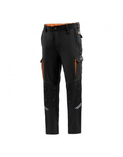 PANTALÓN SPARCO TECH OREGON NEGRO/NARANJA FLUORESCENTE... 2