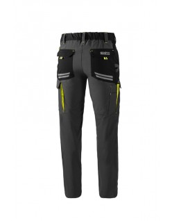 SPARCO PANTALONI TECH OREGON GRIGIO SCURO/GIALLO... 2
