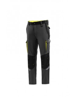 PANTALON SPARCO OREGON TECH GRIS FONCÉ/JAUNE FLUO TAILLE....