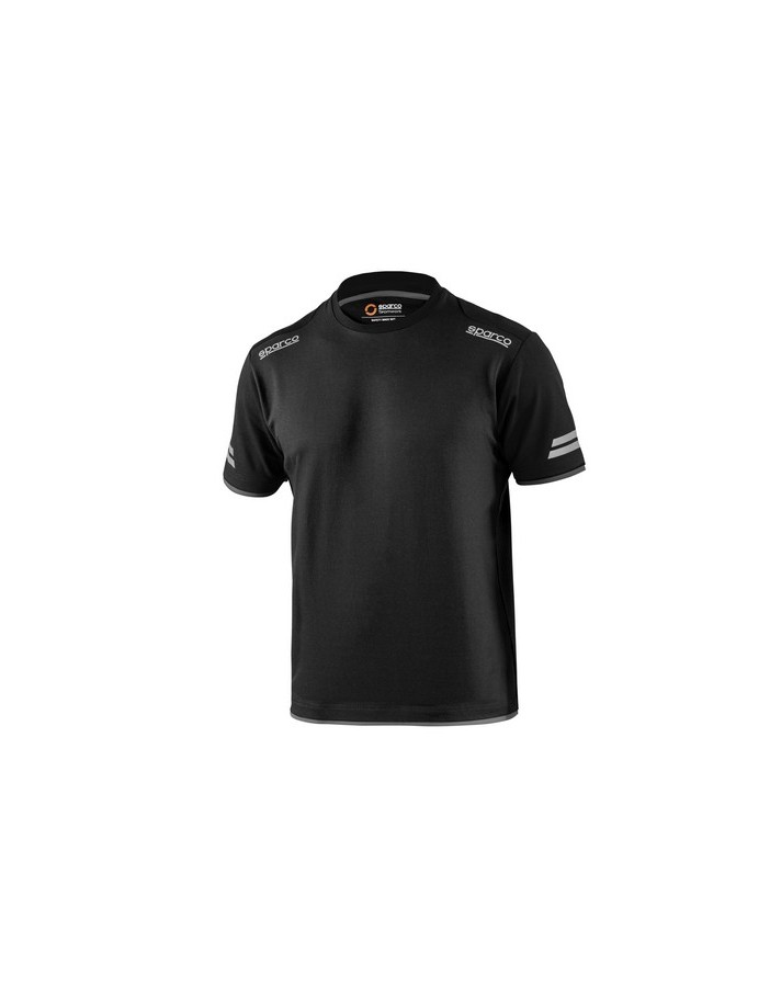 SPARCO T-SHIRT TECH TUCSON NERO/GRIGIO SCURO TG.M