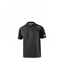 CAMISETA SPARCO TECH TUCSON GRIS OSCURO/AMARILLO... 2