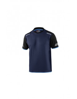 SPARCO T-SHIRT TECH TUCSON BLU MARINE/AZZURRO TG.L