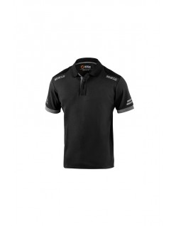 SPARCO POLO TECH TOLEDO NEGRO/GRIS OSCURO TALLA. XXXL