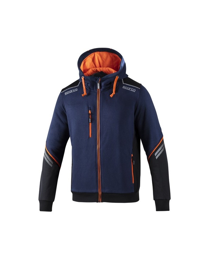 SPARCO CAPUCHE FULL ZIP COLORADO BLEU...