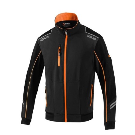 SPARCO LIGHT-SHELL TECH AUSTIN NOIR/ORANGE FLUO TAILLE. XXXL