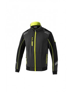 SPARCO LIGHT-SHELL TECH AUSTIN GRIS FONCÉ/JAUNE FLUO...
