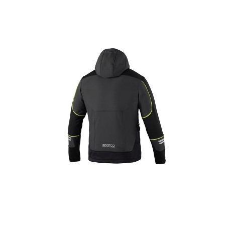 SPARCO SOFTSHELL TECH YORK GRIS OSCURO/AMARILLO FLUORESCENTE TAMAÑO. M