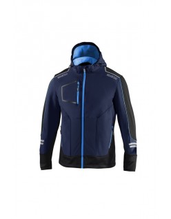 SPARCO SOFTSHELL TECH YORK MARINEBLAU/HELLBLAU GRÖSSE. L