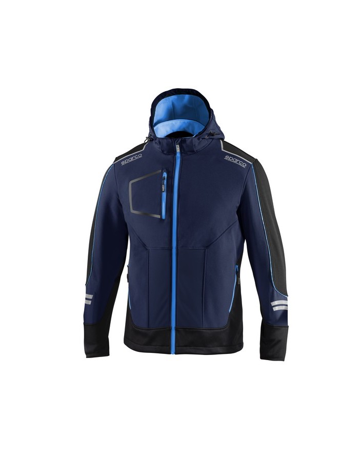 SPARCO SOFTSHELL TECH YORK MARINEBLAU/HELLBLAU...