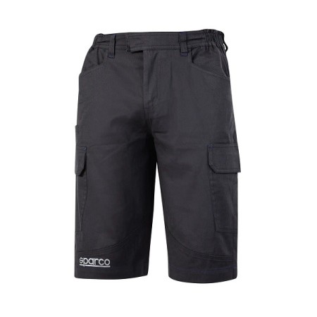SPARCO PANTALONI BERMUDA CARGO GRIGIO SCURO TG.S